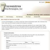 Inventive Site Strategies, Inc Website - Quote