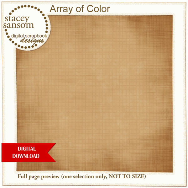 Array of Color Brown Paper Pack from Stacey Sansom Designs
