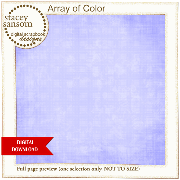 Array of Color Light Purple Paper Pack from Stacey Sansom Designs