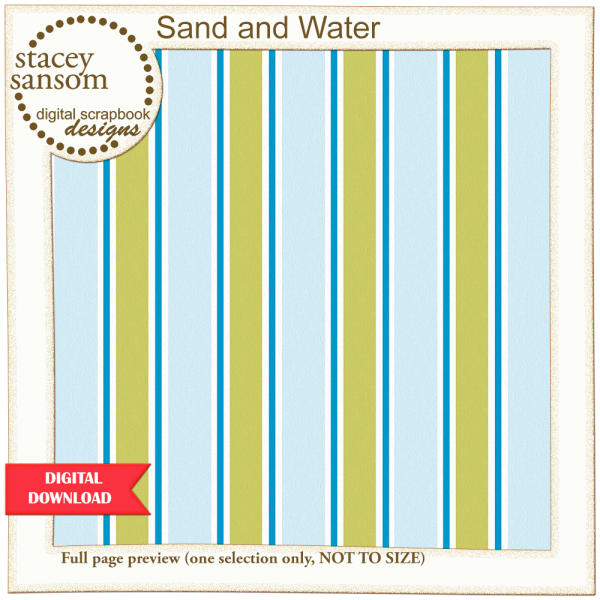 Sand and Water Paper Pack from Stacey Sansom Designs