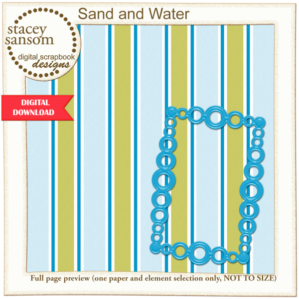 Sand and Water Digital Kit from Stacey Sansom Designs
