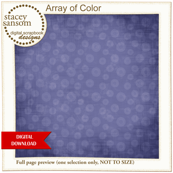 Array of Color Dark Purple Paper Pack from Stacey Sansom Designs