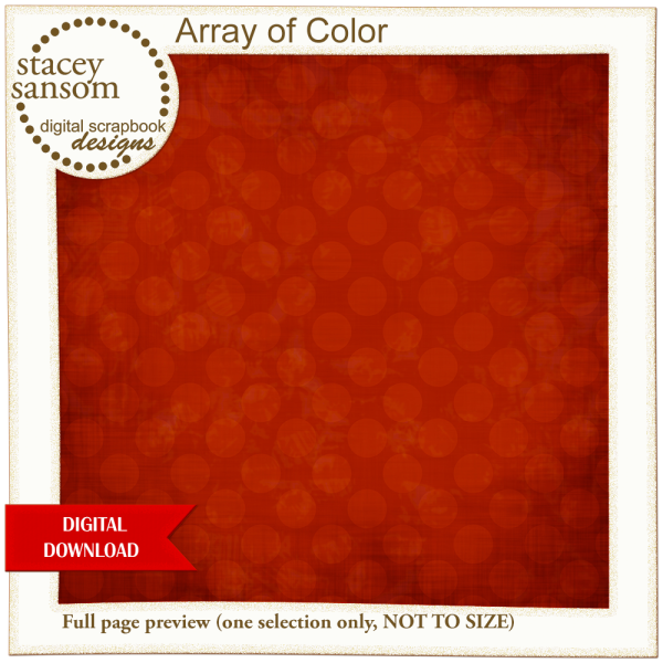 Array of Color Red Paper Pack from Stacey Sansom Designs