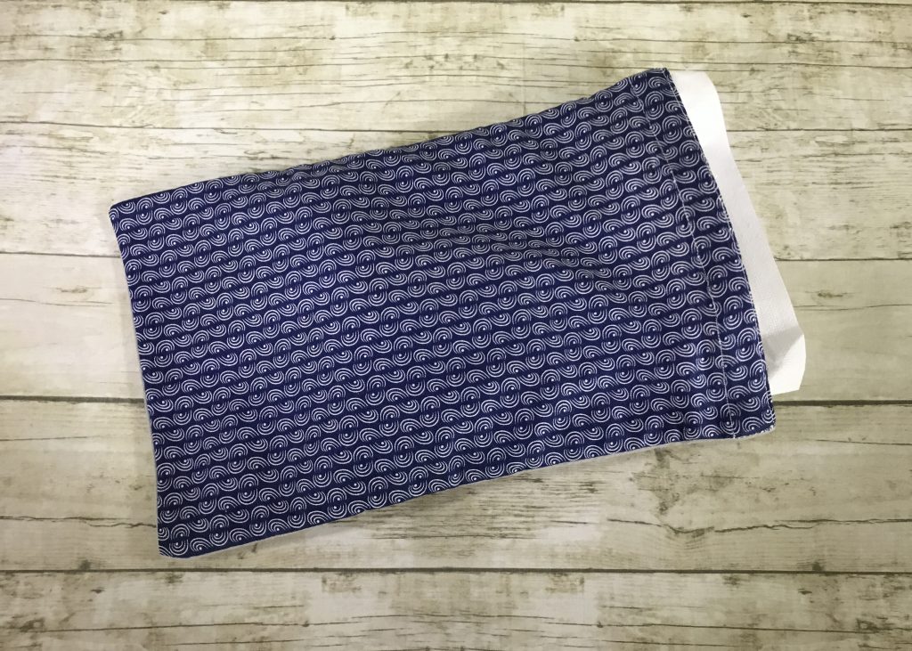 Ice Pack Cover - Navy Half Circles Stripe - 6x8