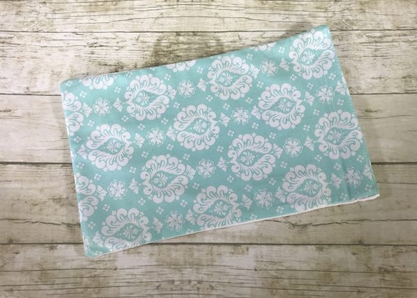 Ice Pack Cover - Damask Aqua - 6x8 - Image 2