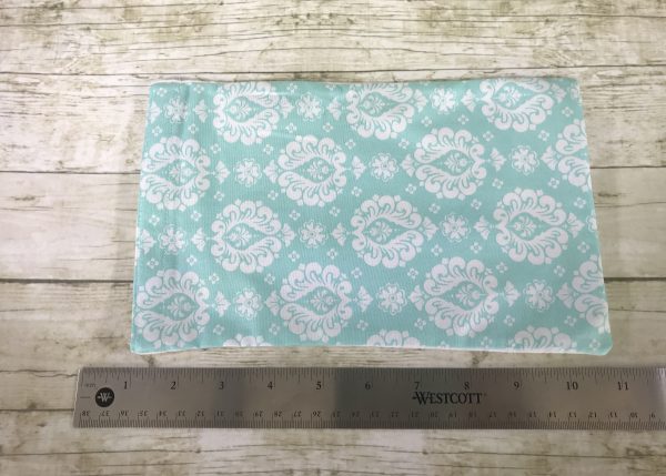 Ice Pack Cover - Damask Aqua - 6x8 - Image 4