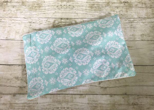Ice Pack Cover - Damask Aqua - 6x8 - Stacey Sansom Designs