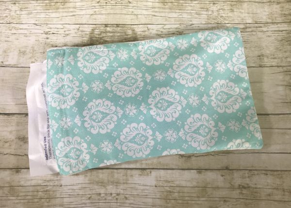 Ice Pack Cover - Damask Aqua - 6x8 - Image 5