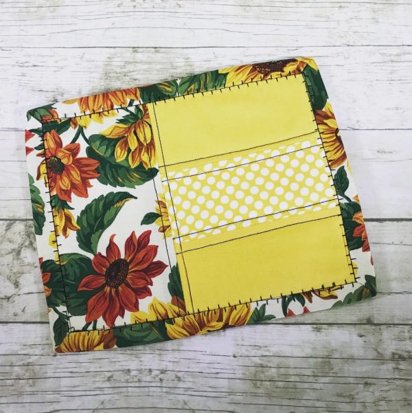 Snack Mat - Sunflowers and Yellow - 8x6.5