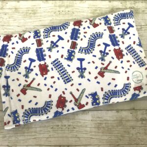 Ice Pack Cover - Blue Train - 8x12 - Stacey Sansom Designs