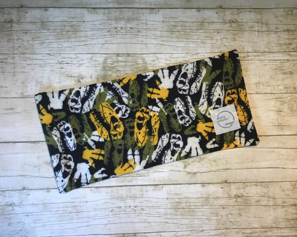 Ice Pack Cover - Dinosaur Skeleton - 6x12