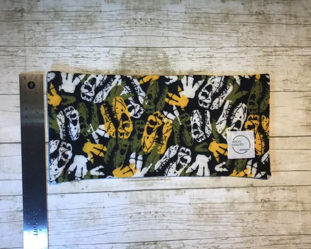 Ice Pack Cover - Dinosaur Skeleton - 6x12