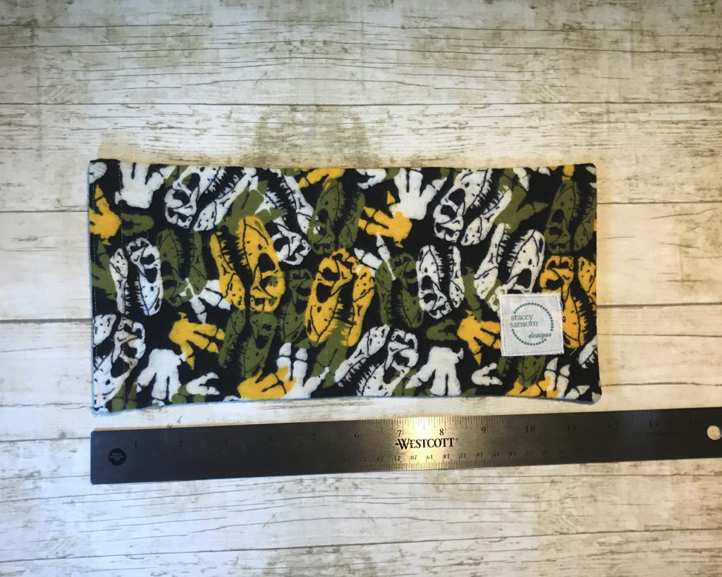 Ice Pack Cover - Dinosaur Skeleton - 6x12