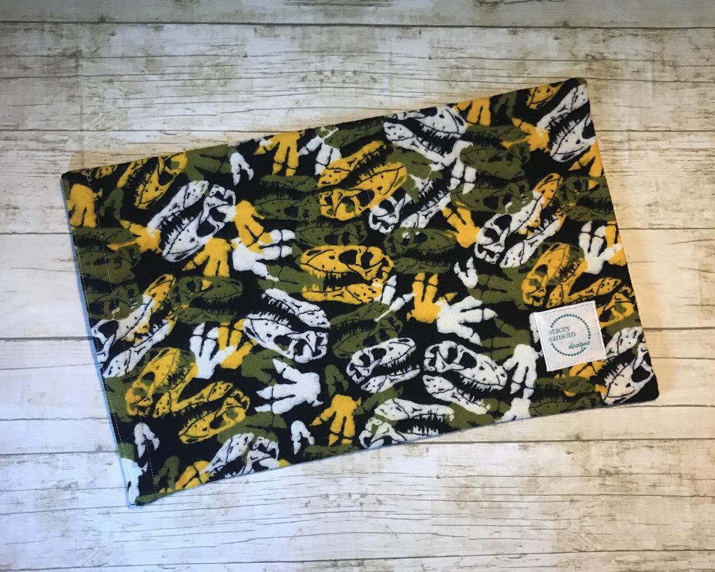 Ice Pack Cover - Dinosaur Skeleton - 8x12