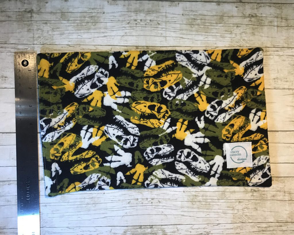 Ice Pack Cover - Dinosaur Skeleton - 8x12