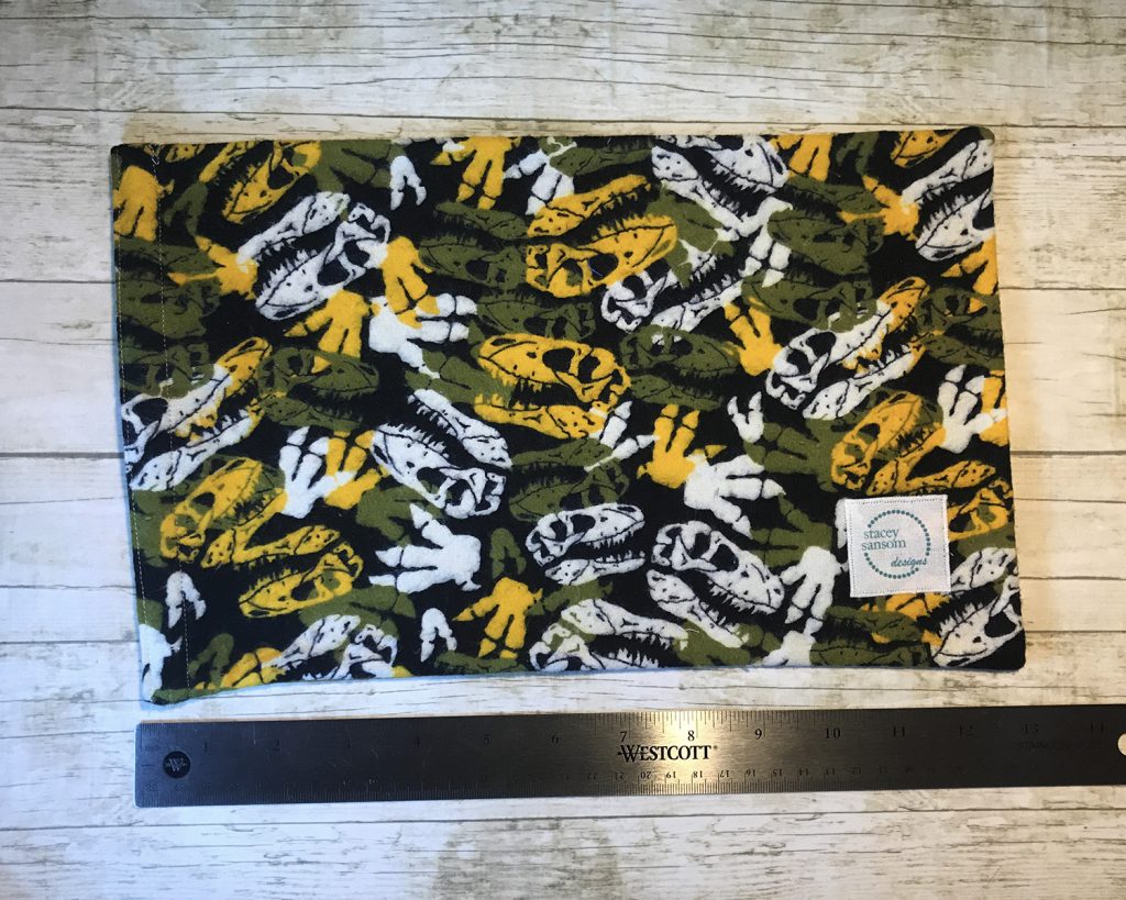 Ice Pack Cover - Dinosaur Skeleton - 8x12