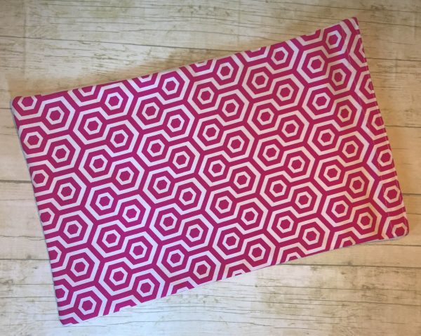 Ice Pack Cover - Magenta Hexagons - 8x12