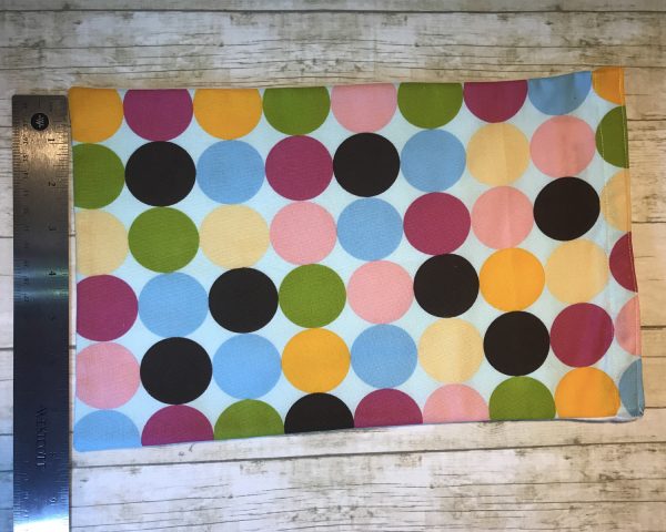 Ice Pack Cover - Multi Colored Large Dots - 8x12