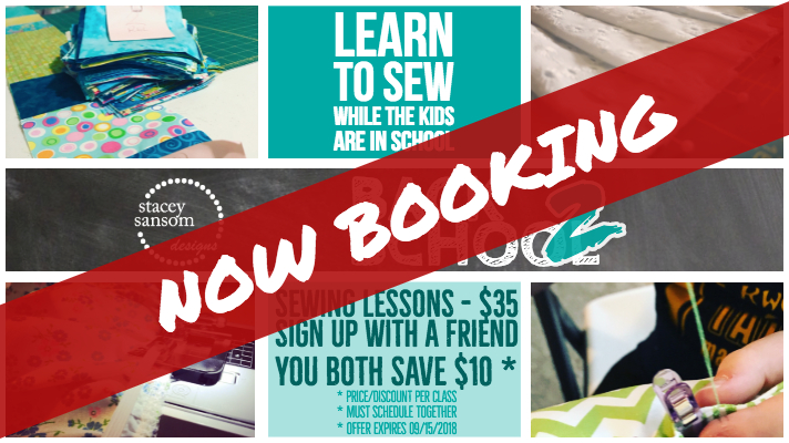 Group Sewing Lessons - Now Booking! | CLASSES | Stacey Sansom Designs
