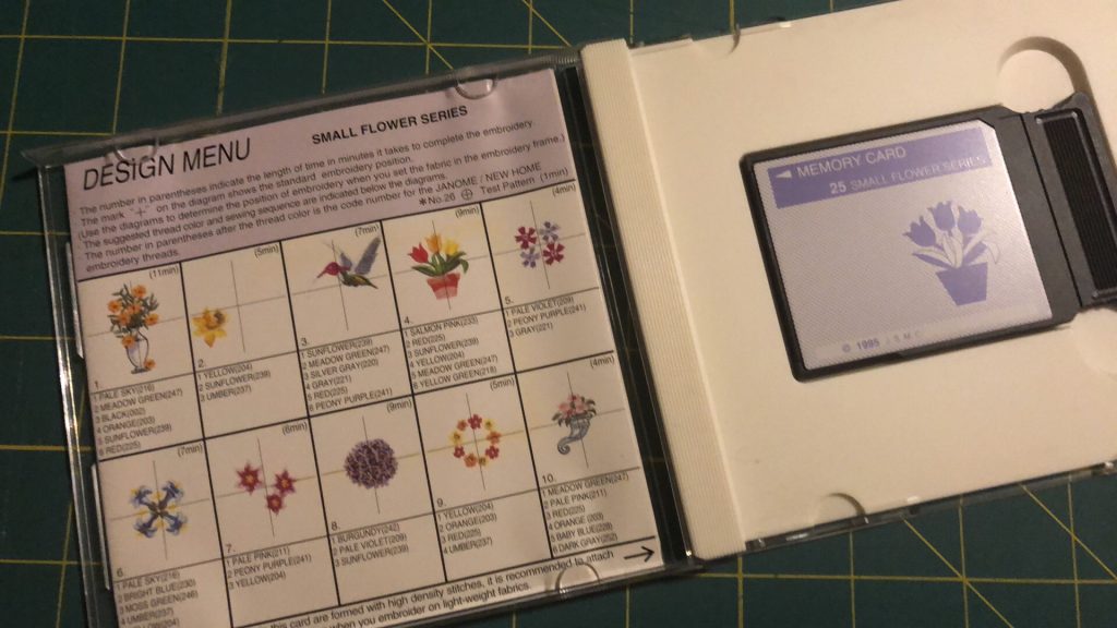Janome Memory Craft Memory Card #25 - Image 3
