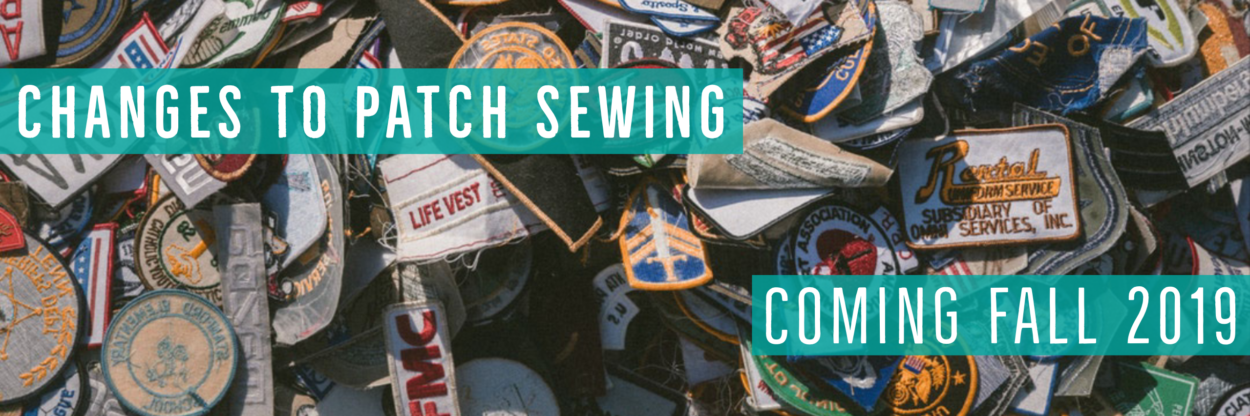 Changes to patch sewing services - Fall 2019 - Stacey Sansom Designs
