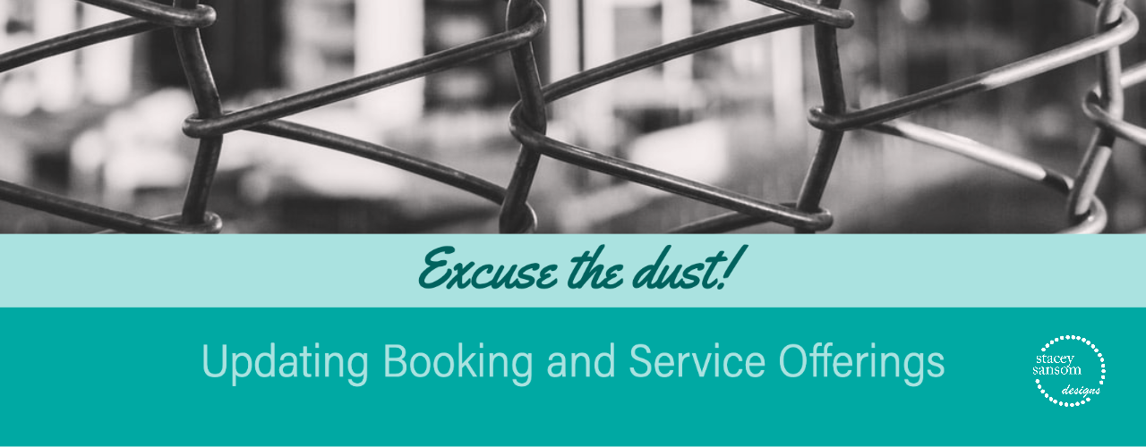 Updates to Booking and Services Underway