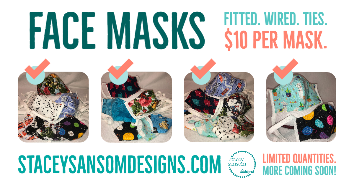 Face Masks | Stacey Sansom Designs