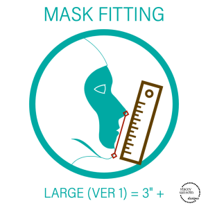 Mask Fitting - Large Fitted Face Mask | Stacey Sansom Designs