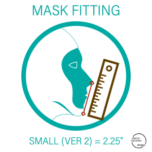 Mask Fitting - Small Fitted Face Mask | Stacey Sansom Designs