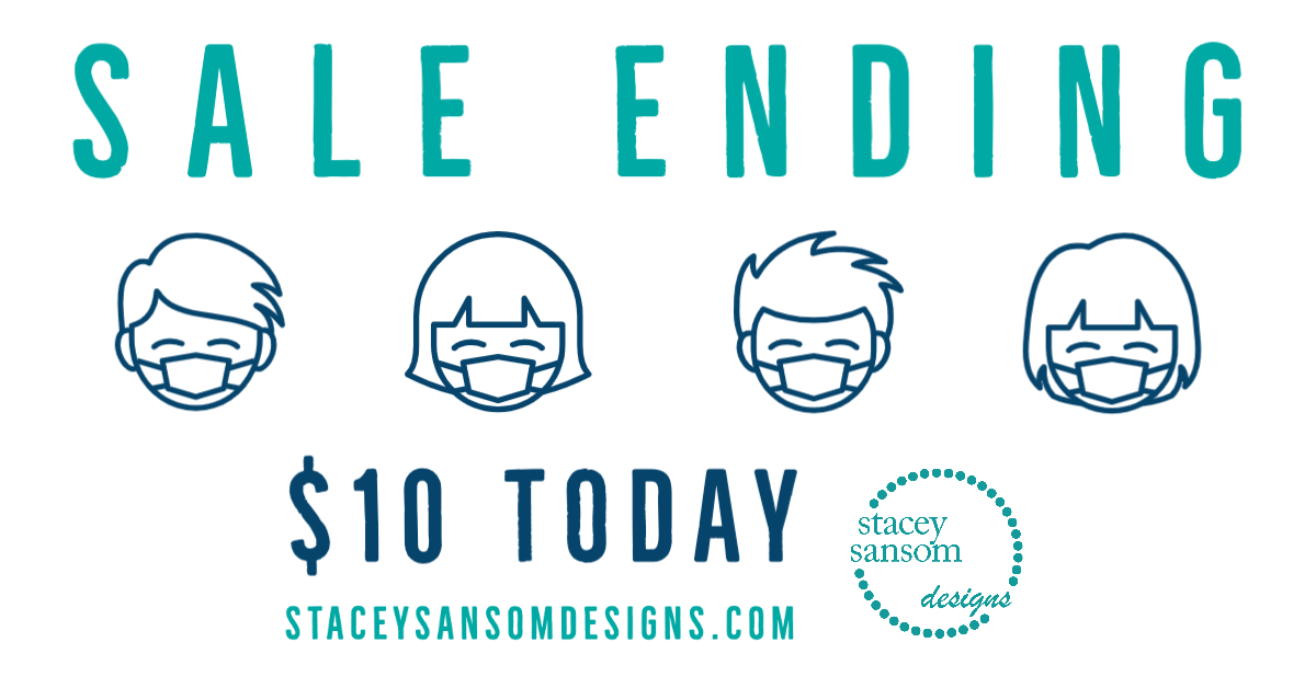 SALE ENDS TODAY (May 1, 2020) | Face Masks | Stacey Sansom Designs