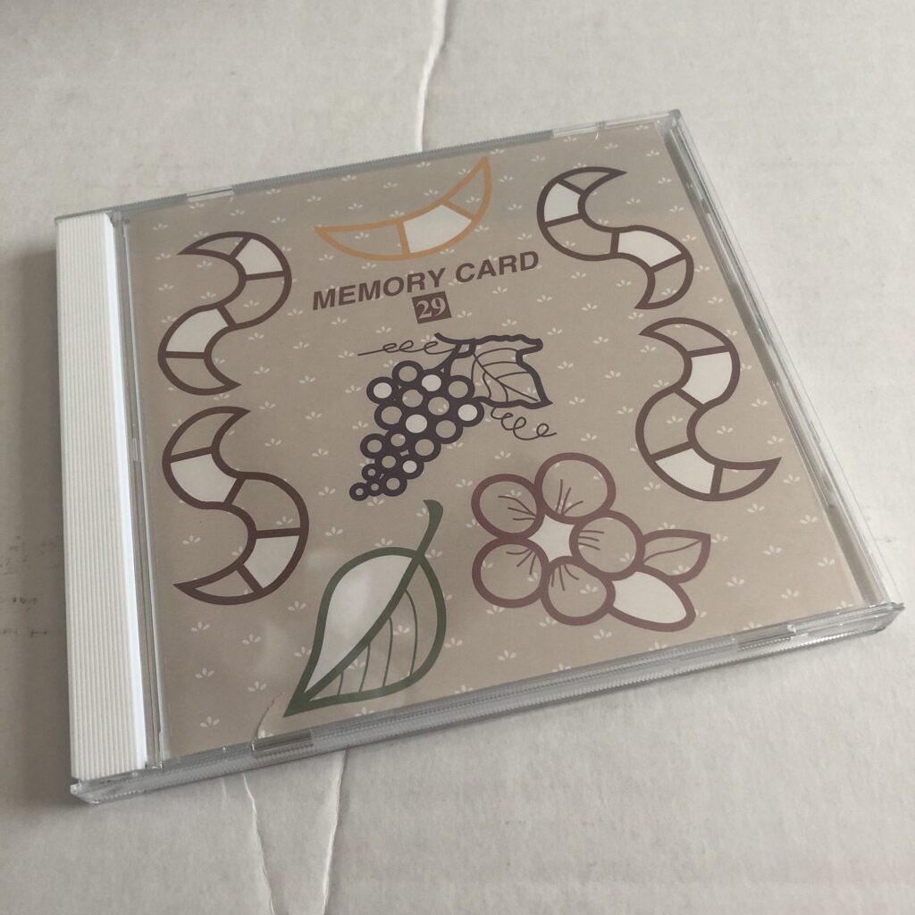 Janome Memory Craft Memory Card #29