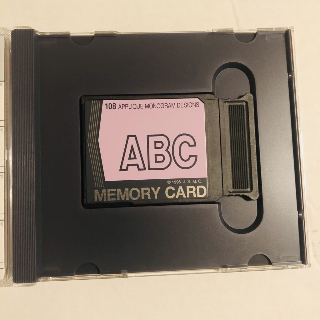 Janome Memory Craft Memory Card #108 - Image 3