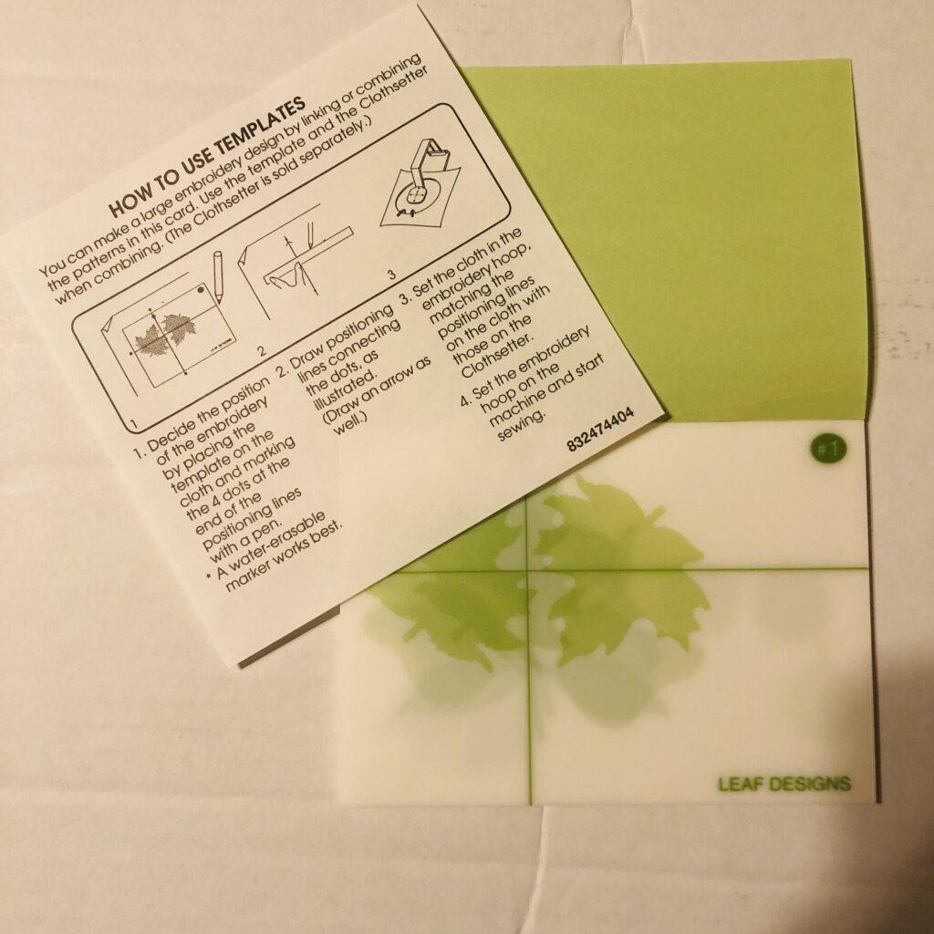 Janome Memory Craft Memory Card #126 - Image 5