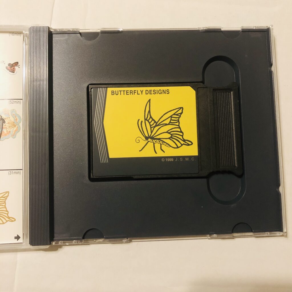 Janome Memory Craft Memory Card Butterfly Designs - Image 3