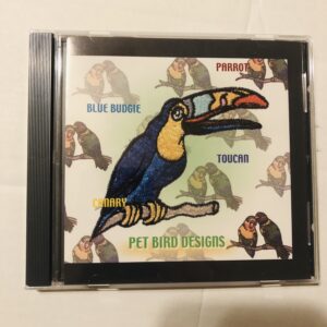 Janome Memory Craft Memory Card Pet Bird Designs