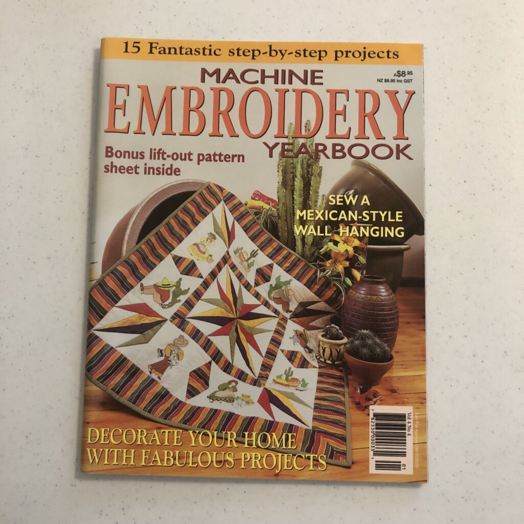 Machine Embroidery Yearbook Magazine - Volume 4 Number 4