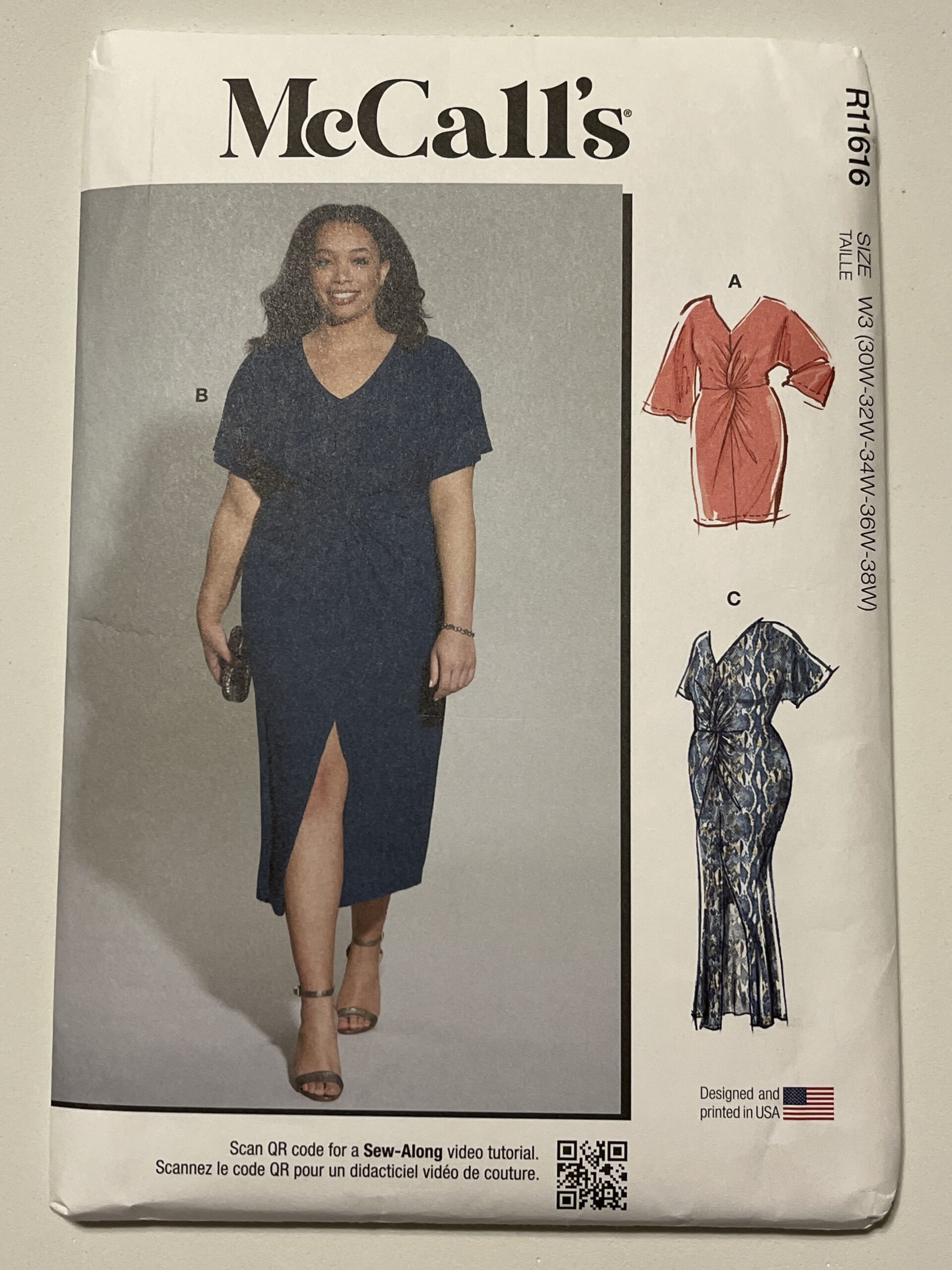 McCall's R11616 Women's Knit Dress | Uncut Printed Tissue Paper Sewing Pattern | Garage Sale | Stacey Sansom Designs