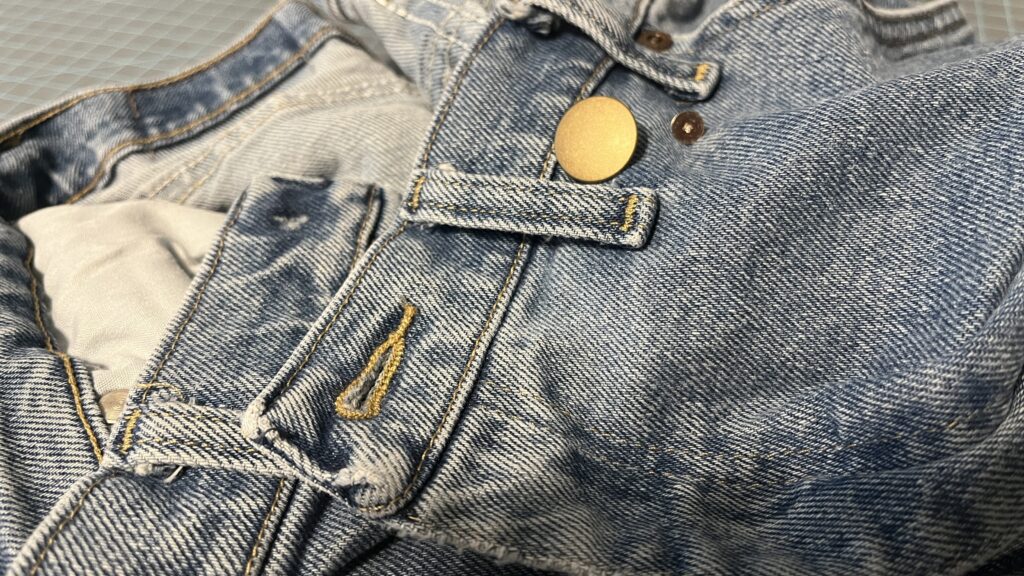 Jeans repairs | button replacement | Services provided | Stacey Sansom Designs
