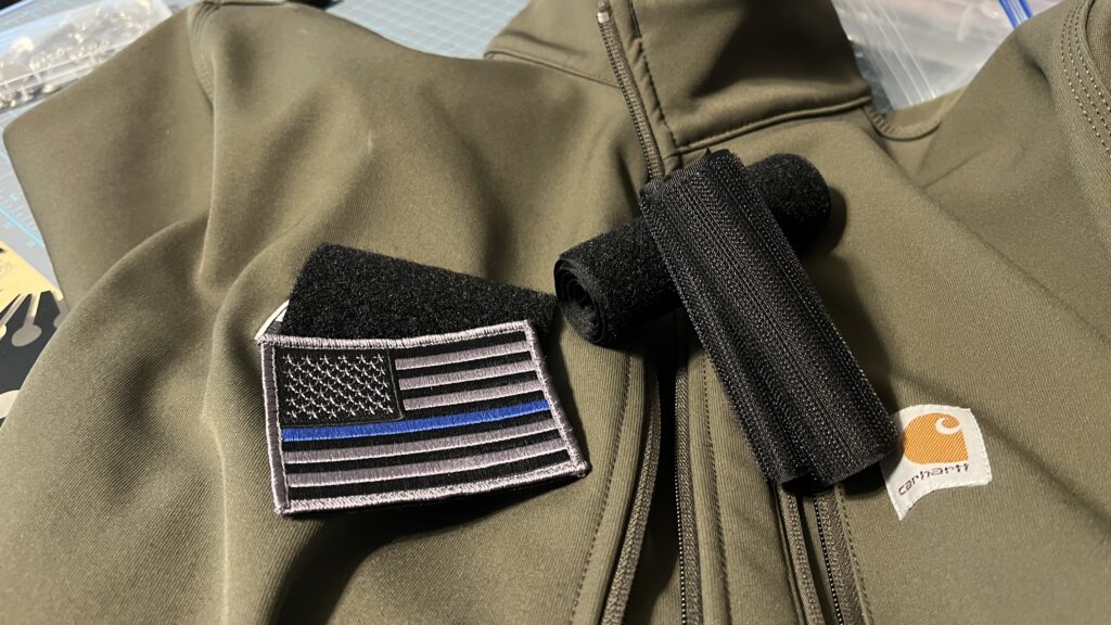 Patch sewing services | Adding hook and loop fasteners | Services Provided | Stacey Sansom Designs