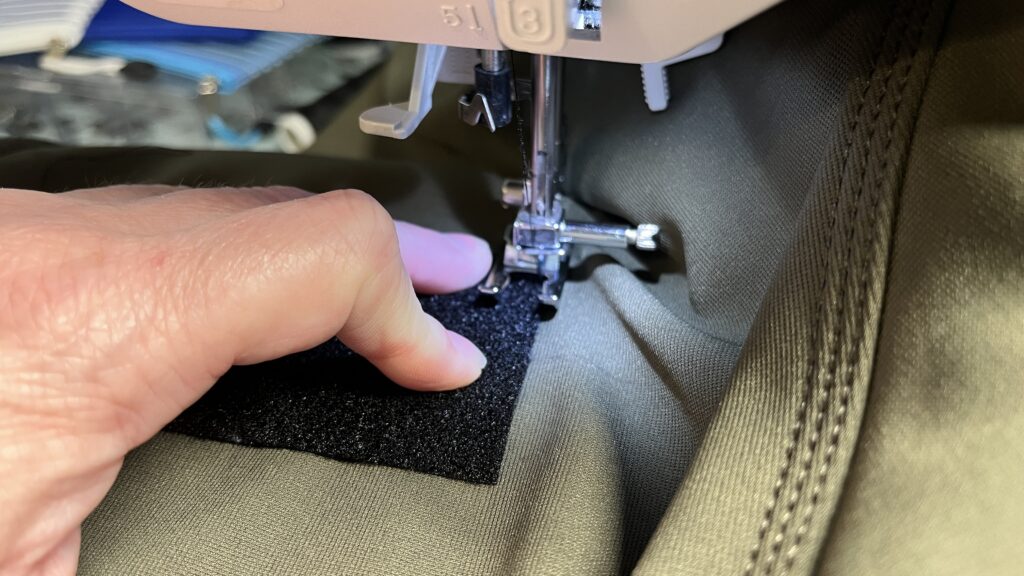 Patch sewing services | Adding hook and loop fasteners | Services Provided | Stacey Sansom Designs