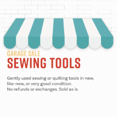 Used Sewing Tools