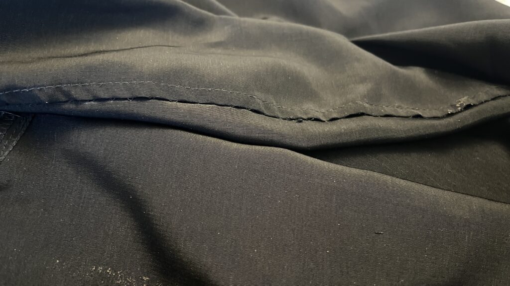 Most no cut hems completed by Stacey Sansom Designs are done by hand | No Cut Alterations | No Cut Hems | Services Provided | Stacey Sansom Designs